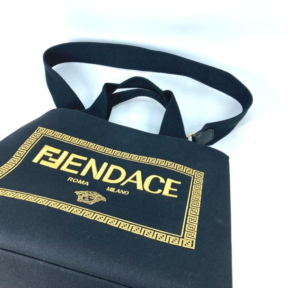 Black Fabric Fendi Shoulder Bag