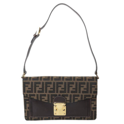 Black Fabric Fendi Shoulder Bag