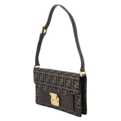 Black Fabric Fendi Shoulder Bag