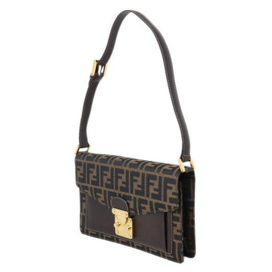 Black Fabric Fendi Shoulder Bag