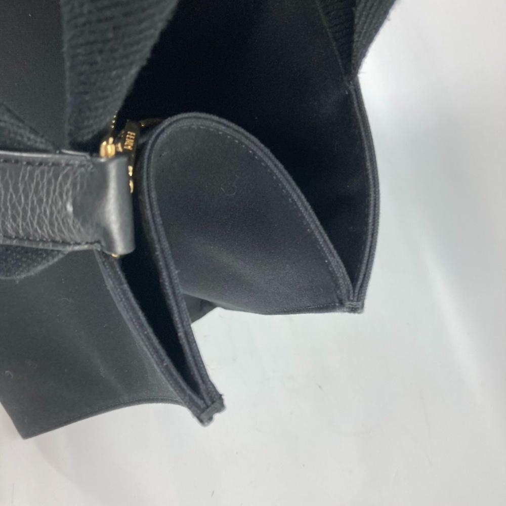 Black Fabric Fendi Shoulder Bag