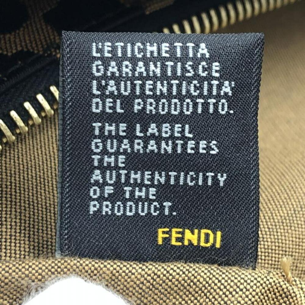 Black Fabric Fendi Shoulder Bag