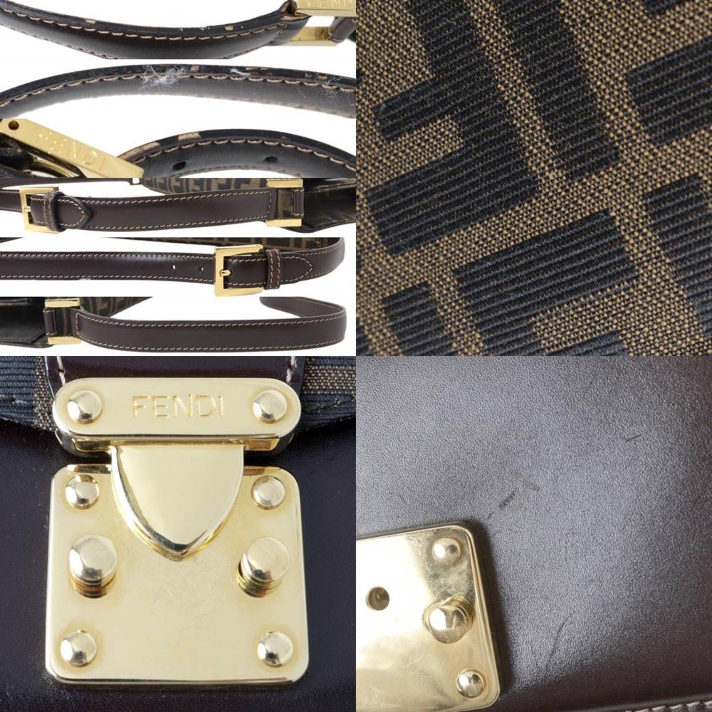 Black Fabric Fendi Shoulder Bag