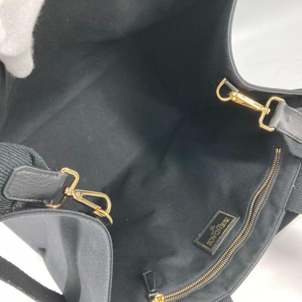 Black Fabric Fendi Shoulder Bag