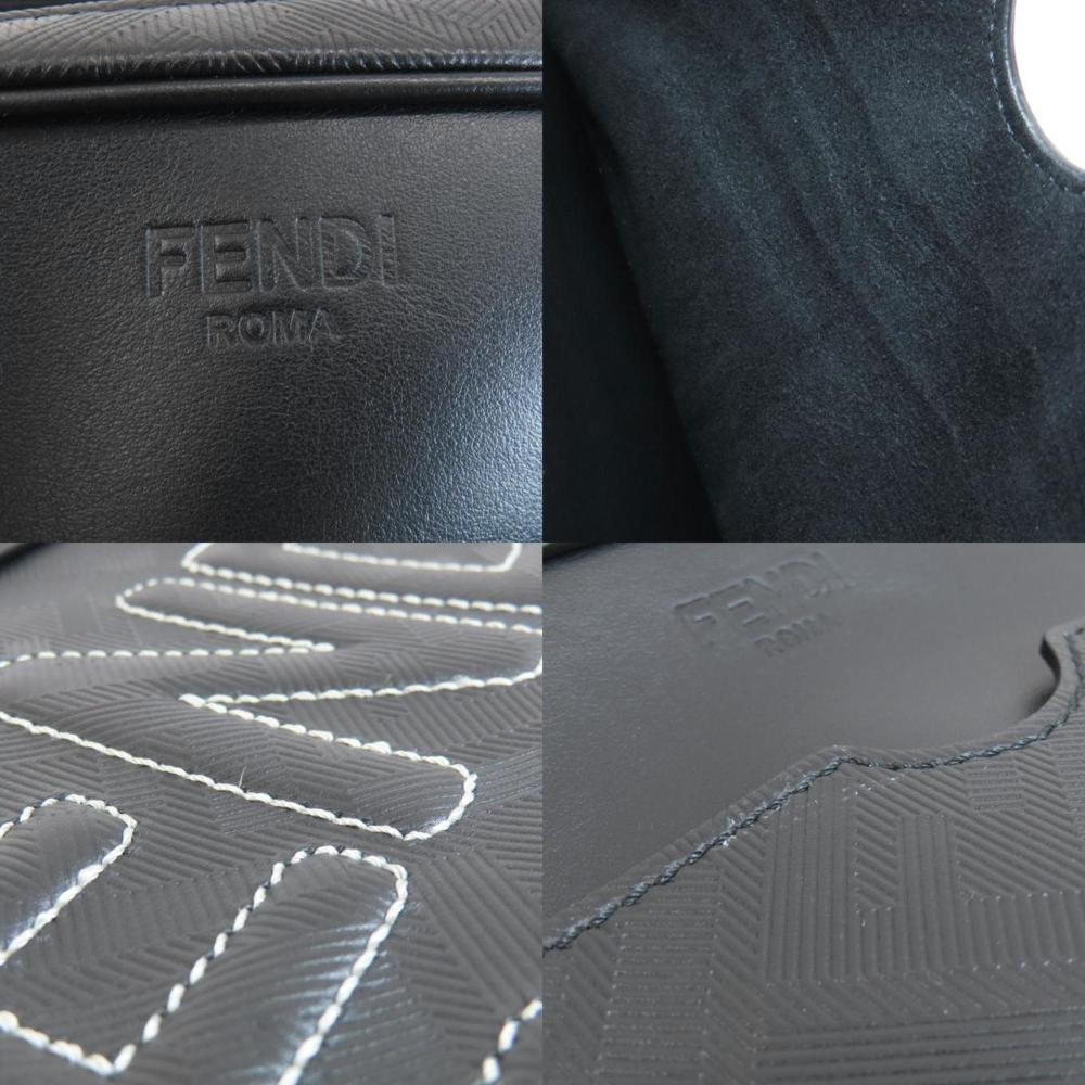 Black Fabric Fendi Shoulder Bag