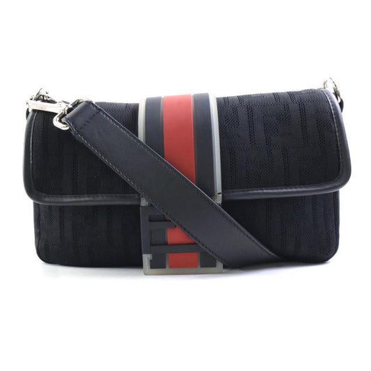 Black Fabric Fendi Zucca Pochette