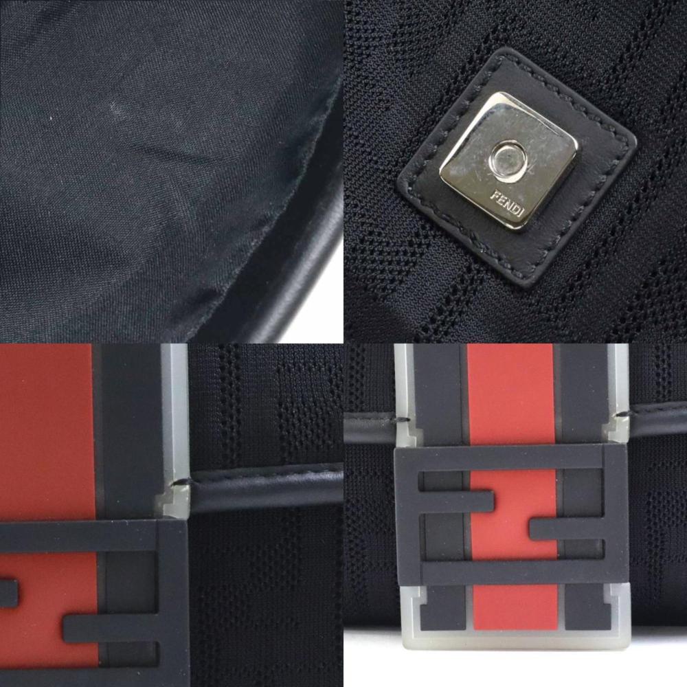 Black Fabric Fendi Zucca Pochette
