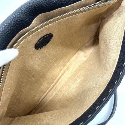 Black Leather Fendi Baguette