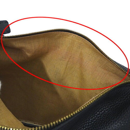Black Leather Fendi Shoulder Bag