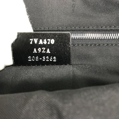 Black Leather Fendi Shoulder Bag