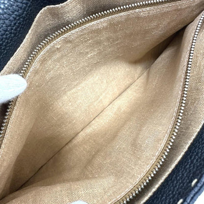 Black Leather Fendi Baguette