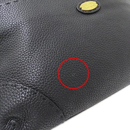 Black Leather Fendi Shoulder Bag