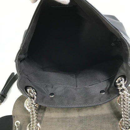 Black Leather Fendi Baguette