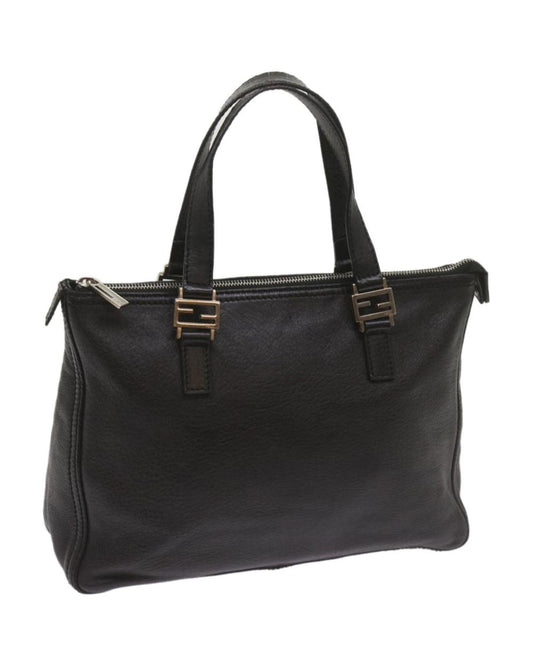 Black Leather Fendi Handbag