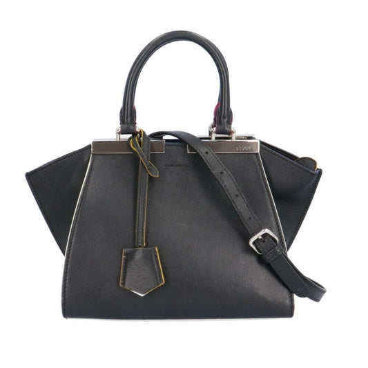 Black Leather Fendi Shoulder Bag