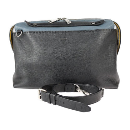 Black Leather Fendi Briefcase