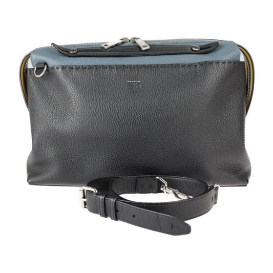 Black Leather Fendi Briefcase