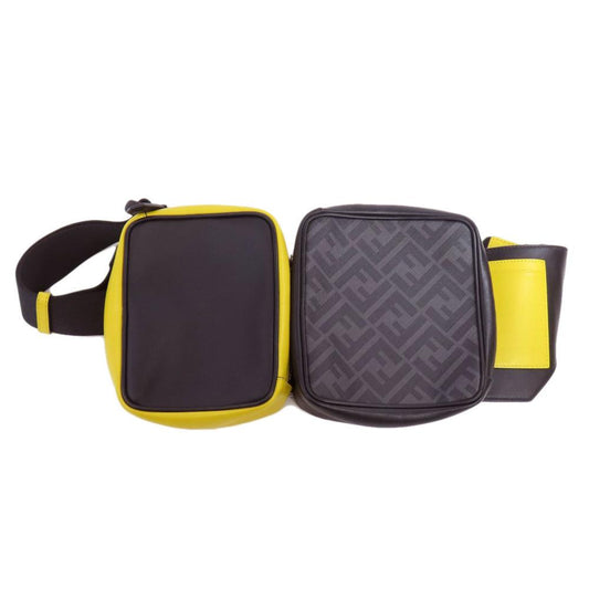 Black Leather Fendi Belt Bag