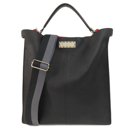 Black Leather Fendi Tote
