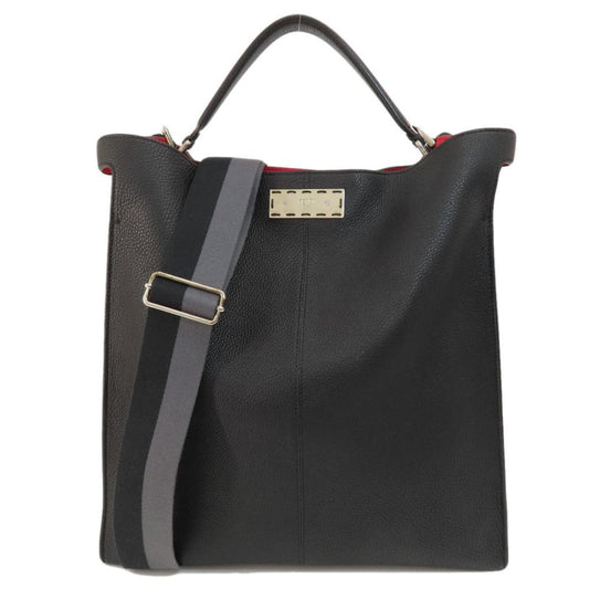 Black Leather Fendi Tote