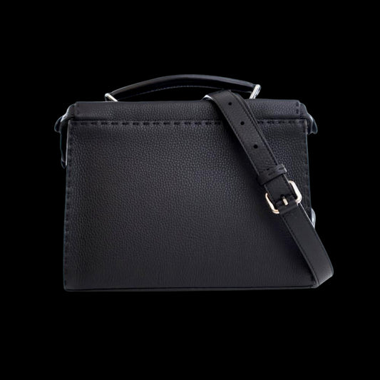 Black Leather Fendi Peekaboo