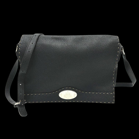 Black Leather Fendi Baguette