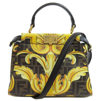 Black Leather Fendi Peekaboo