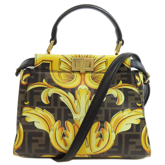 Black Leather Fendi Peekaboo