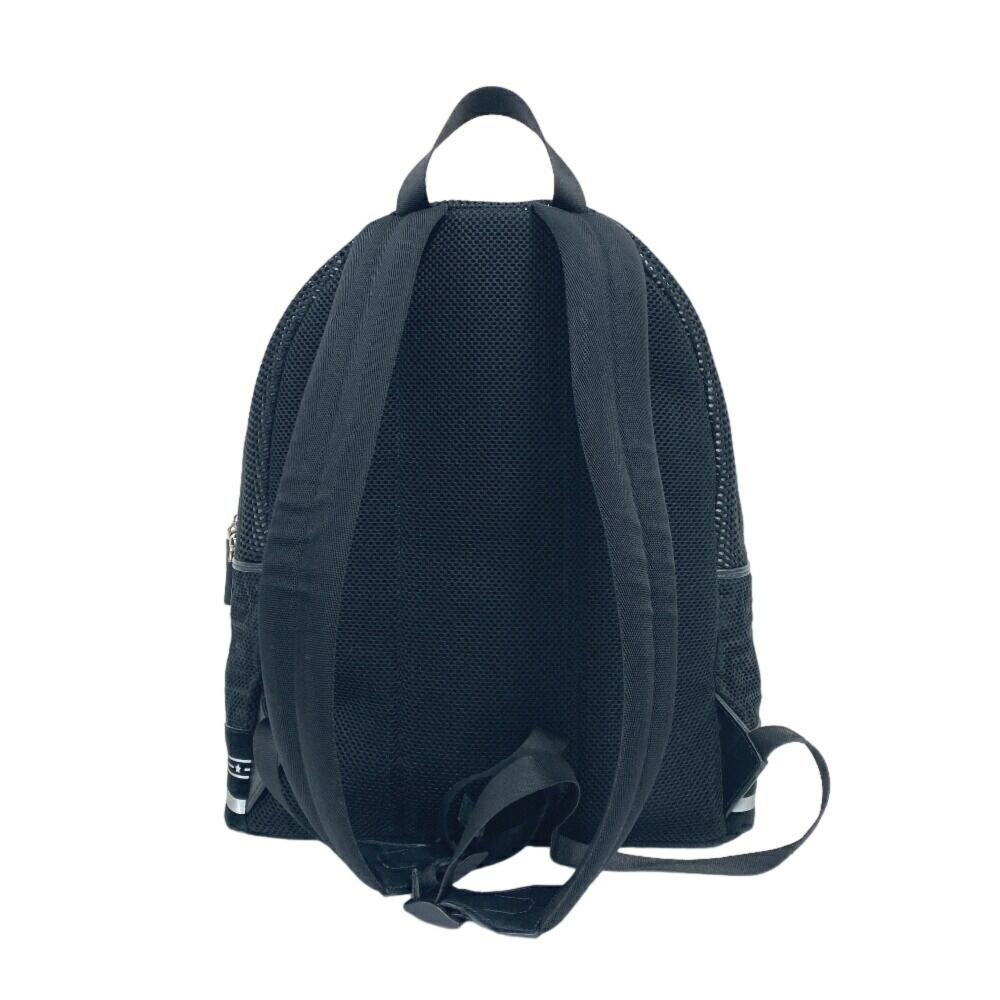 Black Leather Fendi Backpack