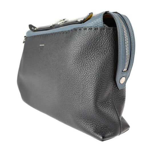 Black Leather Fendi Briefcase