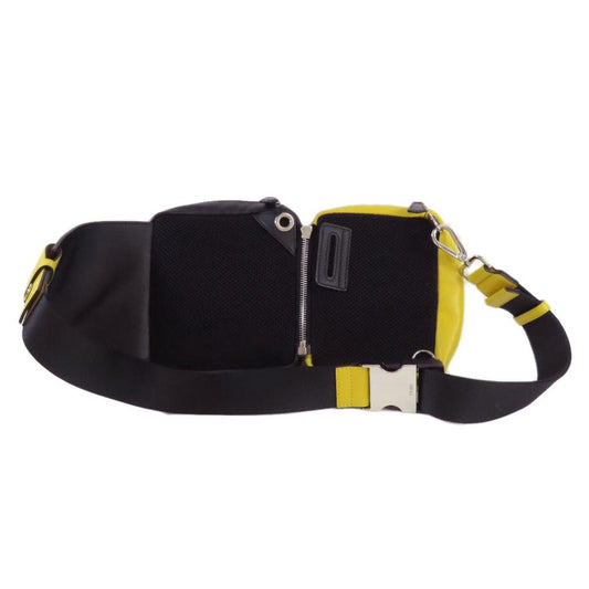 Black Leather Fendi Belt Bag