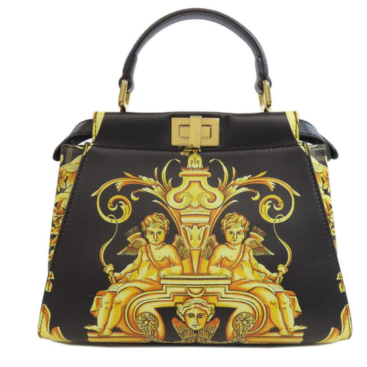 Black Leather Fendi Peekaboo