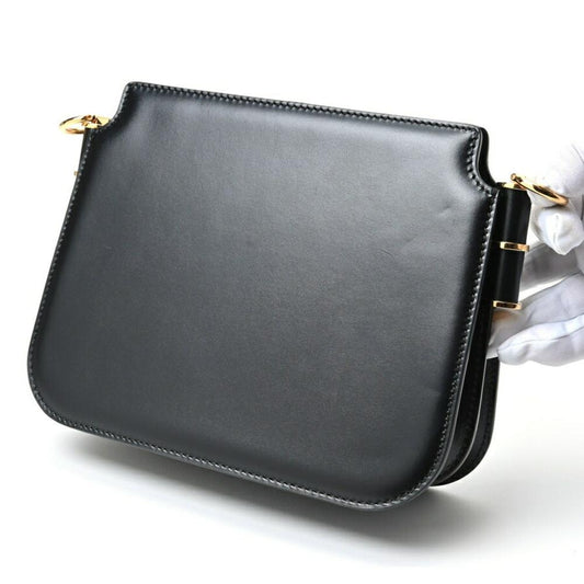 Black Leather Fendi Shoulder Bag