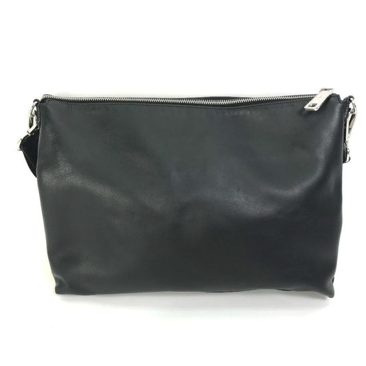 Black Leather Fendi Shoulder Bag