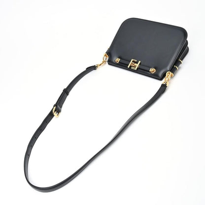 Black Leather Fendi Shoulder Bag