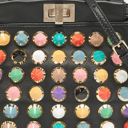 Black Leather Fendi Peekaboo