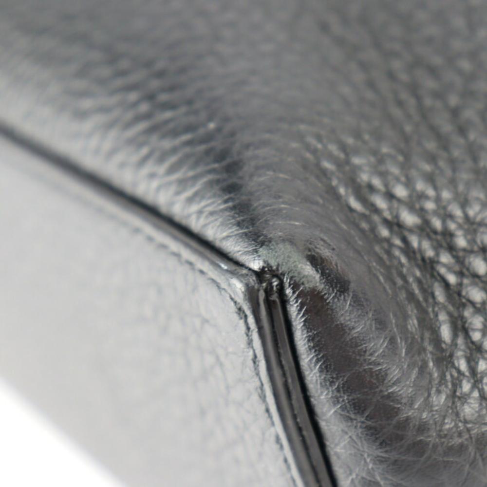 Black Leather Fendi Briefcase