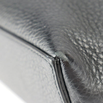 Black Leather Fendi Briefcase
