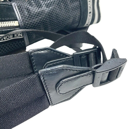 Black Leather Fendi Backpack