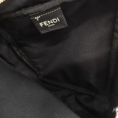 Black Leather Fendi Belt Bag