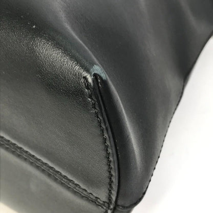 Black Leather Fendi Baguette
