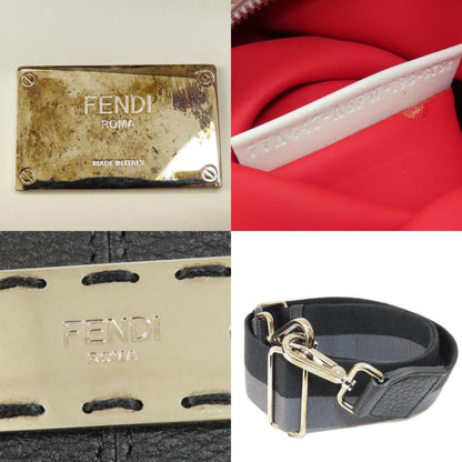 Black Leather Fendi Tote