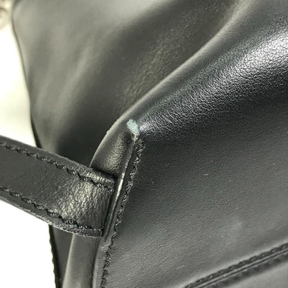 Black Leather Fendi Baguette