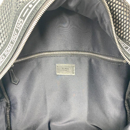 Black Leather Fendi Backpack