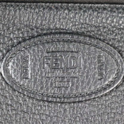 Black Leather Fendi Briefcase