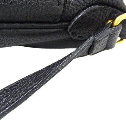 Black Leather Fendi Shoulder Bag