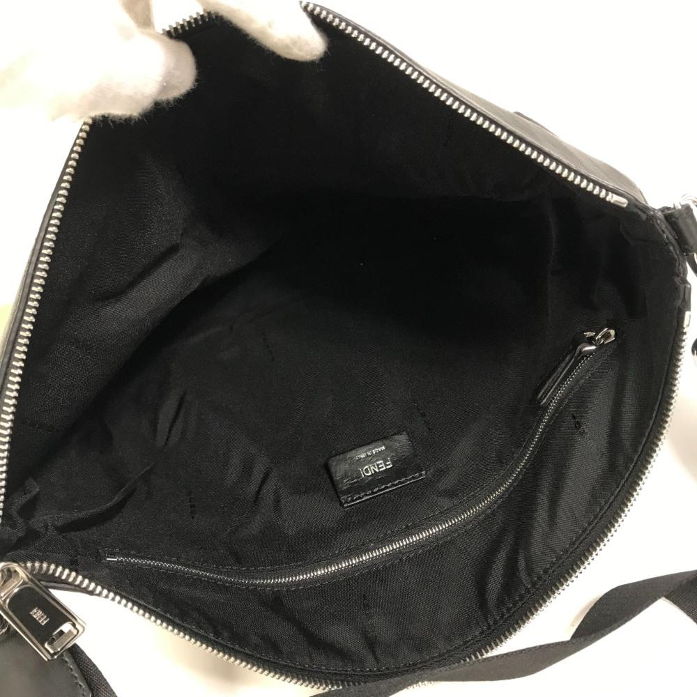 Black Leather Fendi Shoulder Bag