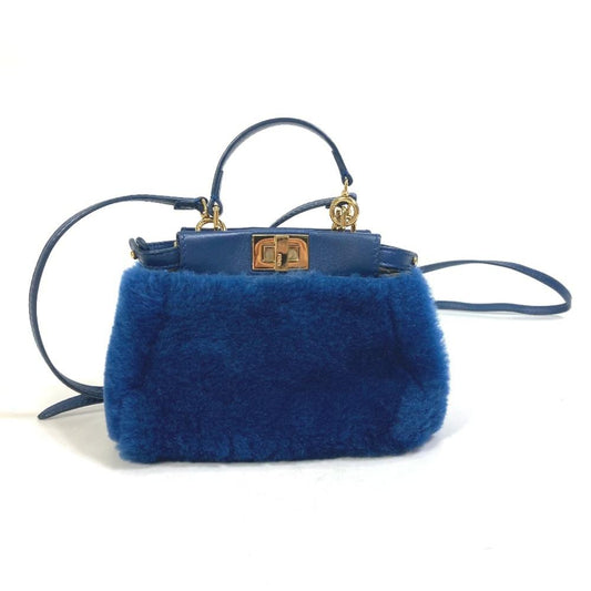 Blue Canvas Fendi Baguette