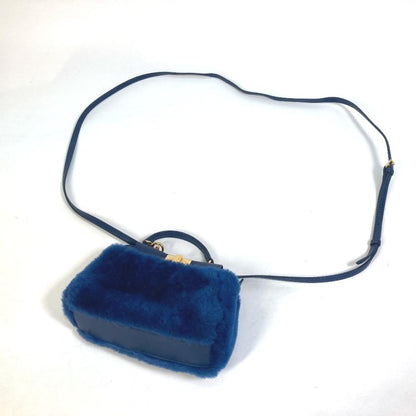 Blue Canvas Fendi Baguette