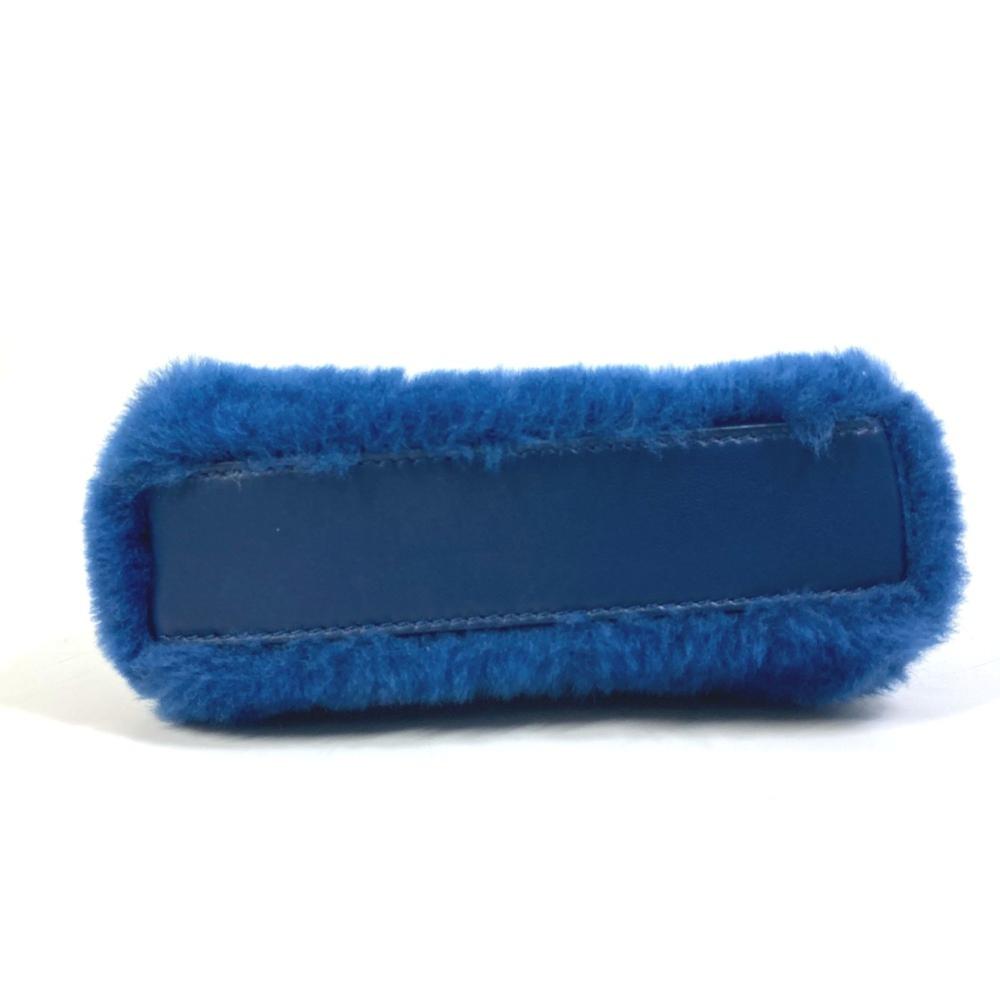 Blue Canvas Fendi Baguette
